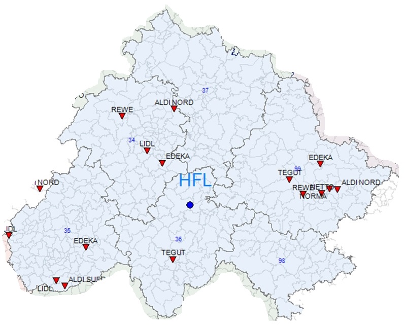 Verteilergebiet HFL Plattform 15.08.2016