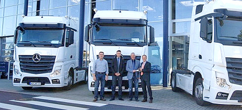 22 neue Mercedes-Benz Actros in Euro 6