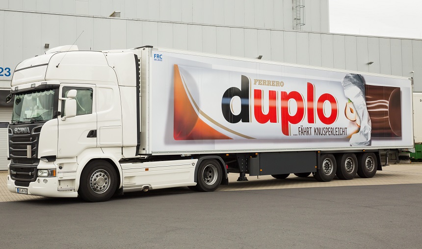 srp artackdesign lkw folierung ferrero duplo klein