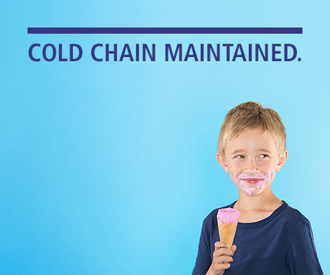 COLD CHAIN MAINTAINED. MOBIL